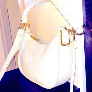 Ivory hand bag